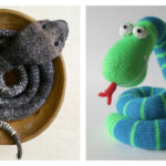 10+ Snake Stuffed Toy Knitting Patterns