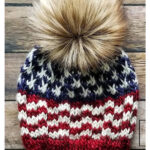 American Beanie Knitting Pattern