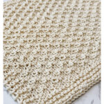 Double Moss Dishcloth Free Knitting Pattern