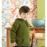 Kids to Adult Hoodie Free Knitting Pattern