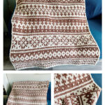 Nordic Sampler Scandinavian Blanket Free Knitting Pattern