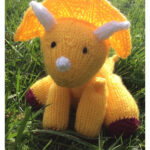Triceratops Stuffed Animal Knitting Pattern