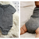 Baby League Onesie Free Knitting Pattern