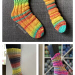 Bananen Socken Free Knitting Pattern