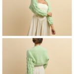 Bubble Sleeve Shrug Free Knitting Pattern