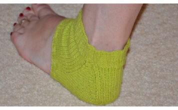 Heel Therapy Toeless Socks Free Knitting Pattern