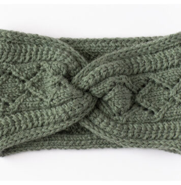 Pine Forest Headband Free Knitting Pattern