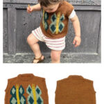 Butterfly Besties Children’s Slipover Free Knitting Pattern