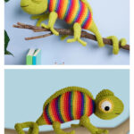 Chameleon Toy Knitting Pattern