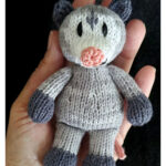 Opossum Animal Knitting Pattern