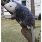 Ozzie the Opossum Free Knitting Pattern
