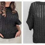 Stria Lace Tee Free Knitting Pattern