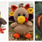 Thanksgiving Turkey Amigurumi Toy Knitting Patterns