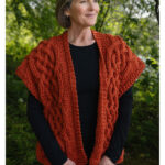 Bulky Cabled Vest Free Knitting Pattern