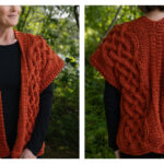 Bulky Cabled Vest Free Knitting Pattern