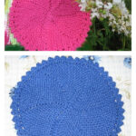 Lacy Picot Swirl Cloth Free Knitting Pattern