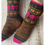 Trick or Feet Socks Free Knitting Pattern