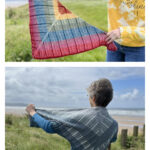 Two Sizes Indigone Shawl Free Knitting Pattern