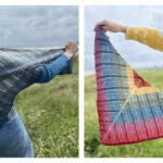 Two Sizes Indigone Shawl Free Knitting Pattern