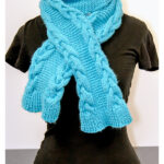 Cable Edge Scarf Free Knitting Pattern