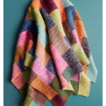 Color Brick Road Blanket Free Knitting Pattern