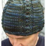 Cross Stitch Mock Cable Hat Free Knitting Pattern