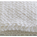 Diagonal Basket Weave Blanket Free Knitting Pattern