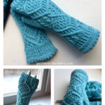 Fancy Fingerless Gloves Free Knitting Pattern