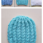 Faux Cable Baby Hats Free Knitting Pattern