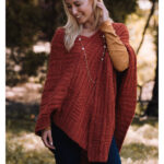 Harvest Poncho Free Knitting Pattern
