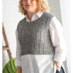 Leonie Lace Vest Free Knitting Pattern
