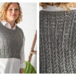 Leonie Lace Vest Free Knitting Pattern