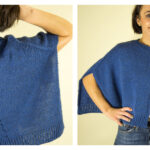 Leotie Poncho Free Knitting Pattern