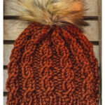 Twisted Stitch Beanie Free Knitting Pattern and Video Tutorial