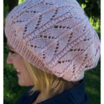 Bashful Lace Hat Free Knitting Pattern