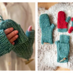Bayside Mitts Free Knitting Pattern