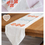 Blossom Table Runner Free Knitting Pattern