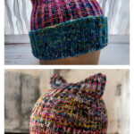 Brioche Cat Hat Free Knitting Pattern