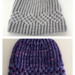 Brioche Star Stitch Hat Knitting Pattern