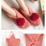 Easy Chunky Slippers Free Knitting Pattern and Video Tutorial