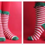 Elf Socks Free Knitting Pattern