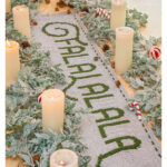 Falalalala Table Runner Free Knitting Pattern