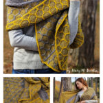 Honeycomb Conjecture Wrap Knitting Pattern