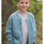 Kiddies Cable Cardigan Free Knitting Pattern