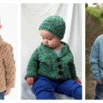 Kiddies Cable Cardigan Free Knitting Patterns