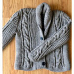 Lil’ Grandpa Cardigan Free Knitting Pattern