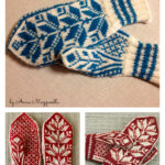 Norwegian Mittens for Mimi Free Knitting Pattern