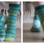 Popinjay Socks Free Knitting Pattern