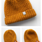 Roxana Reversible Beanie Free Knitting Pattern