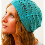 Scallop Lace Hat Free Knitting Pattern